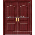 Puerta del PVC / hoja de puerta de madera con PVC (JKD-1812) para puerta doble de diseño